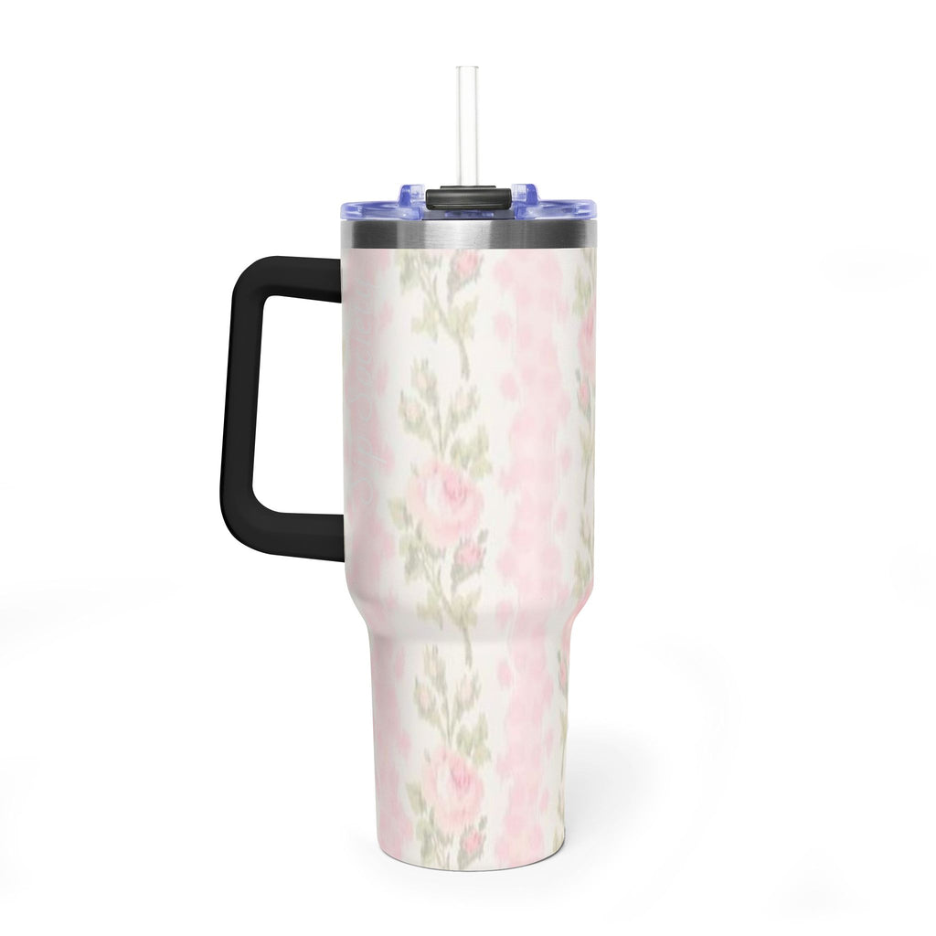 Vacuum Thermal Tumbler, 40oz with Sip Society script