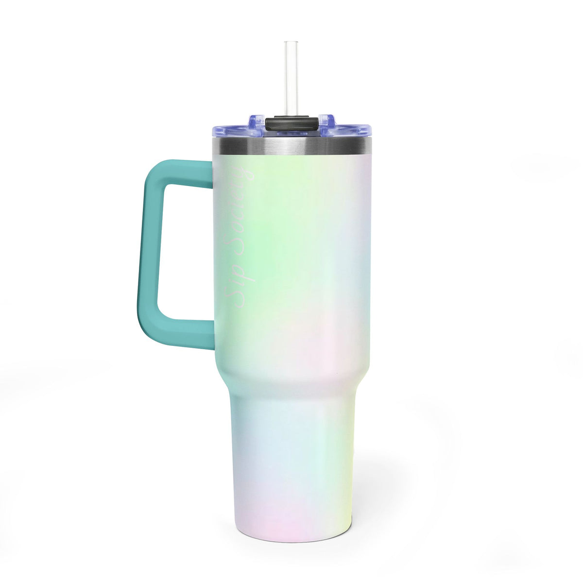 Vacuum Thermal Tumbler, 40oz with sip society script