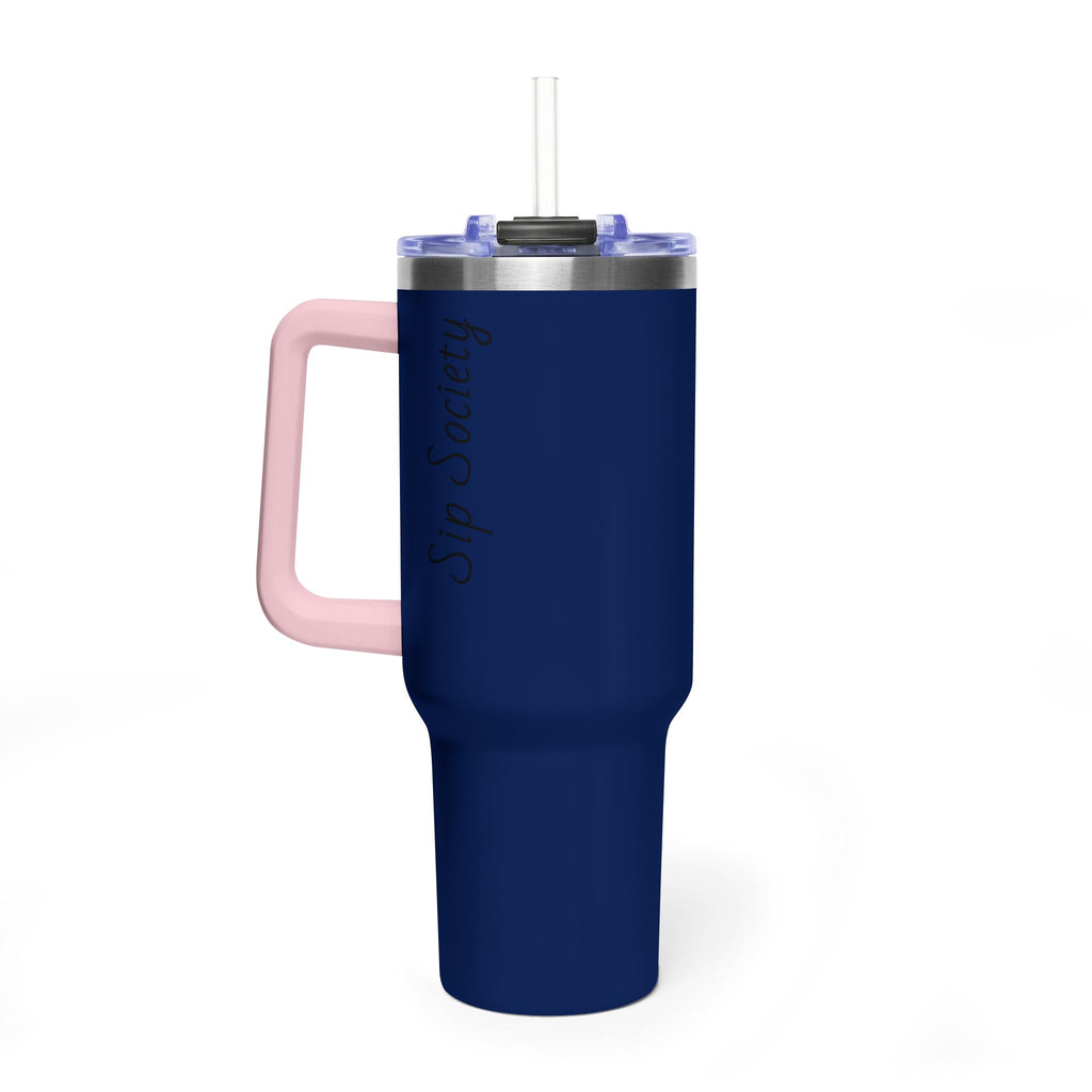 Vacuum Thermal Tumbler, 40oz with Sip Society script