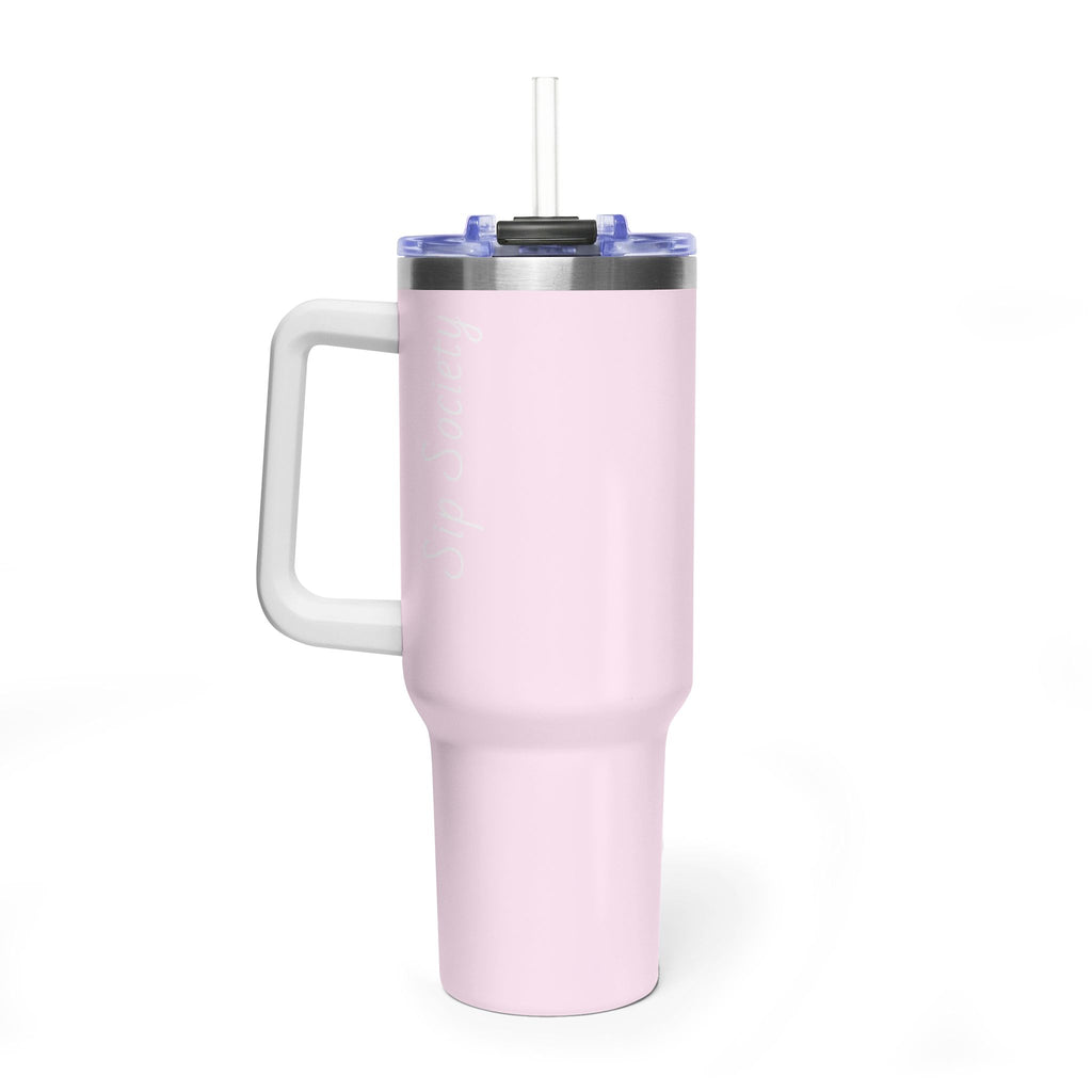Vacuum Thermal Tumbler, 40oz with Sip Society script