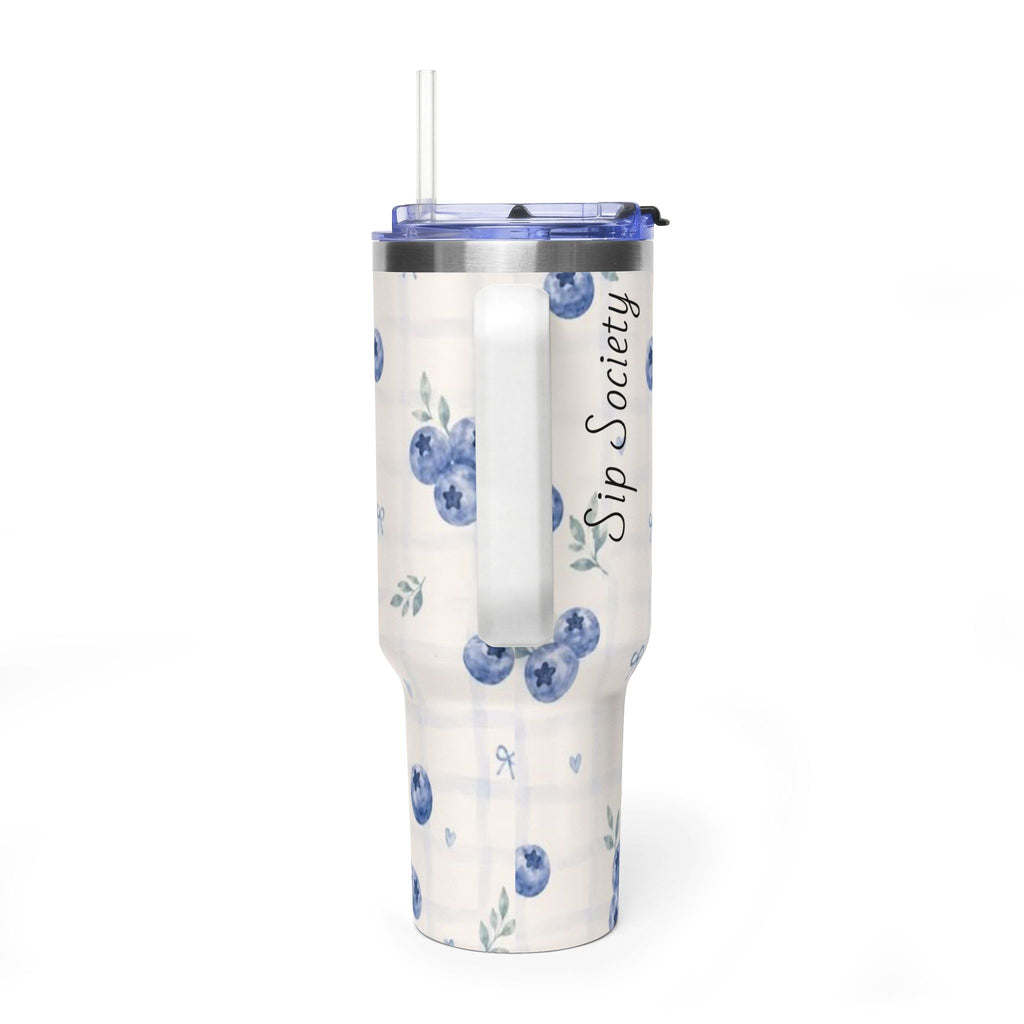 Vacuum Thermal Tumbler, 40oz with Sip Society script