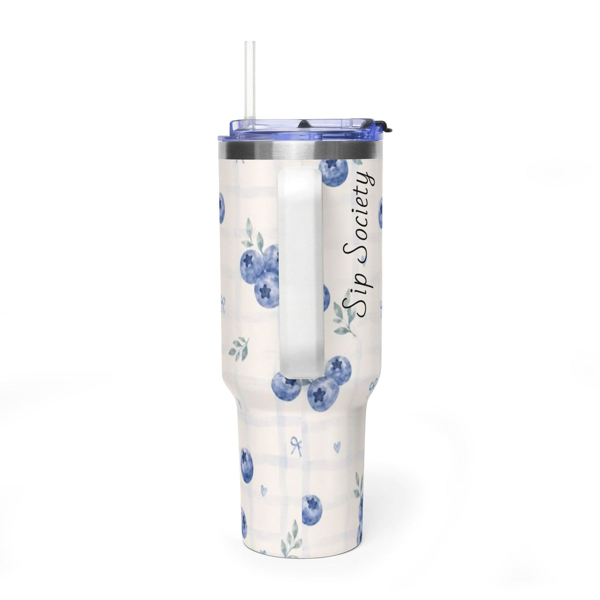 Vacuum Thermal Tumbler, 40oz with Sip Society script