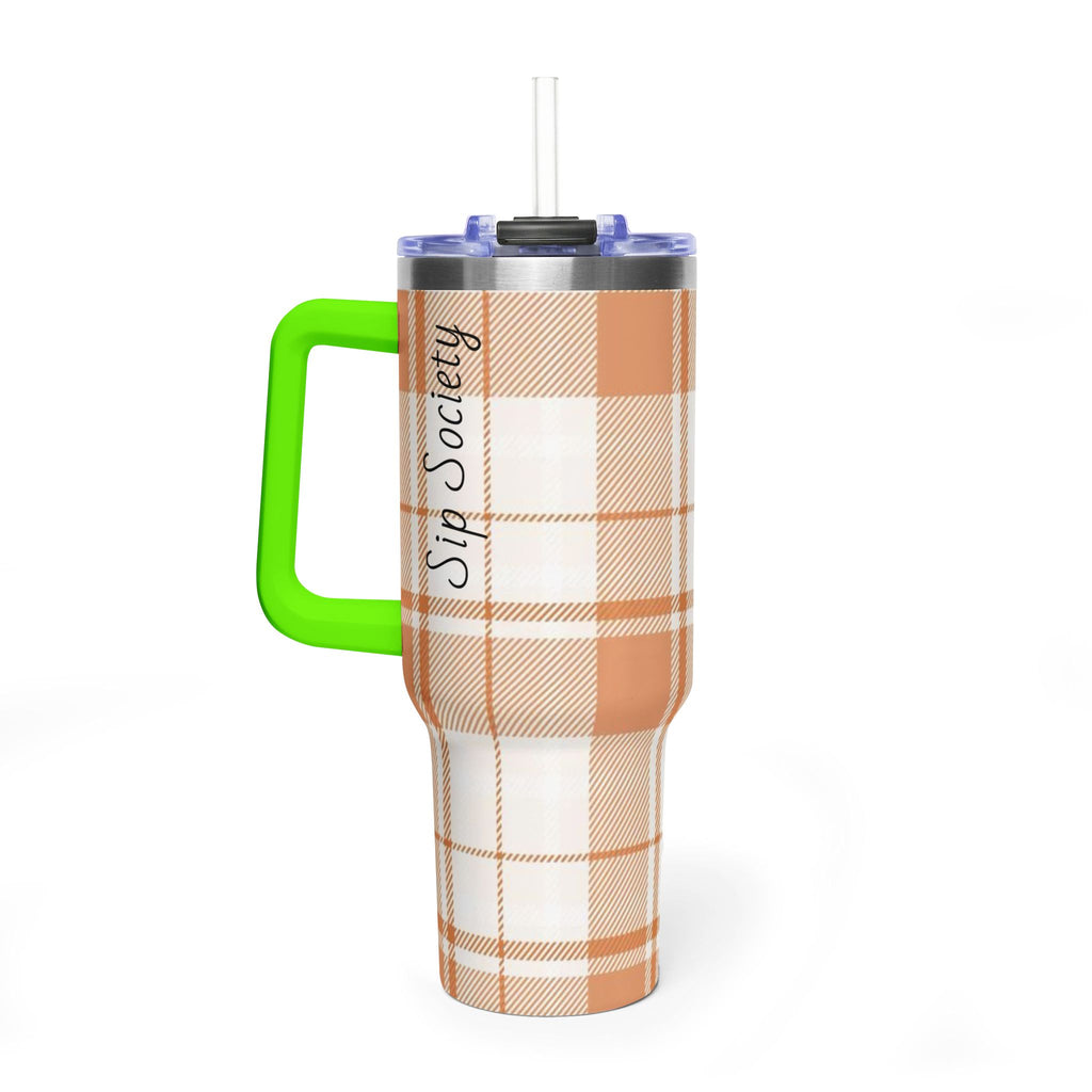 Vacuum Thermal Tumbler, 40oz with Sip Society script