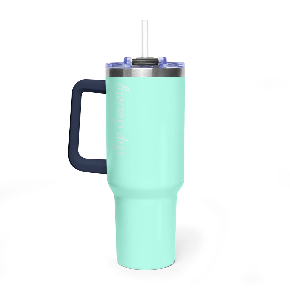 Vacuum Thermal Tumbler, 40oz with Sip Society script