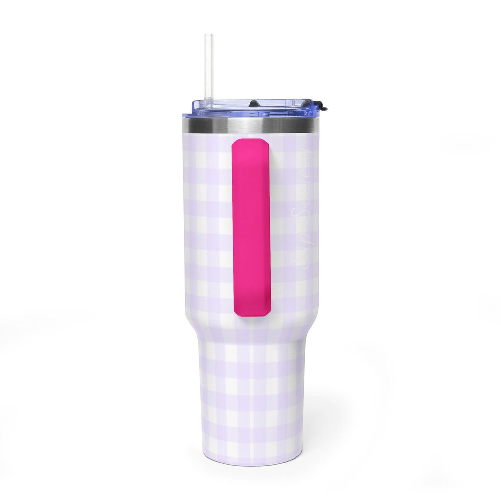 Vacuum Thermal Tumbler, 40oz with Sip Society script