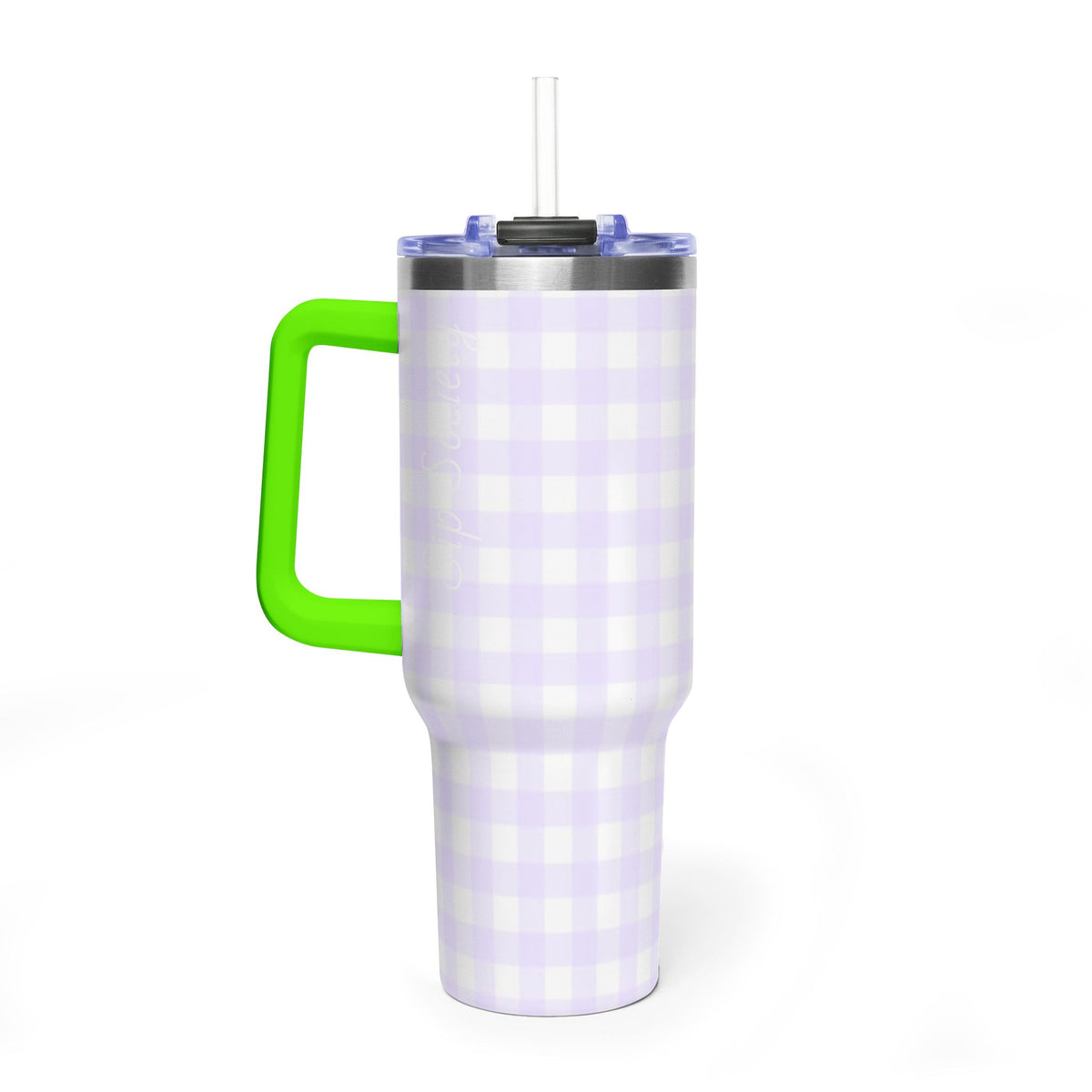 Vacuum Thermal Tumbler, 40oz with Sip Society script