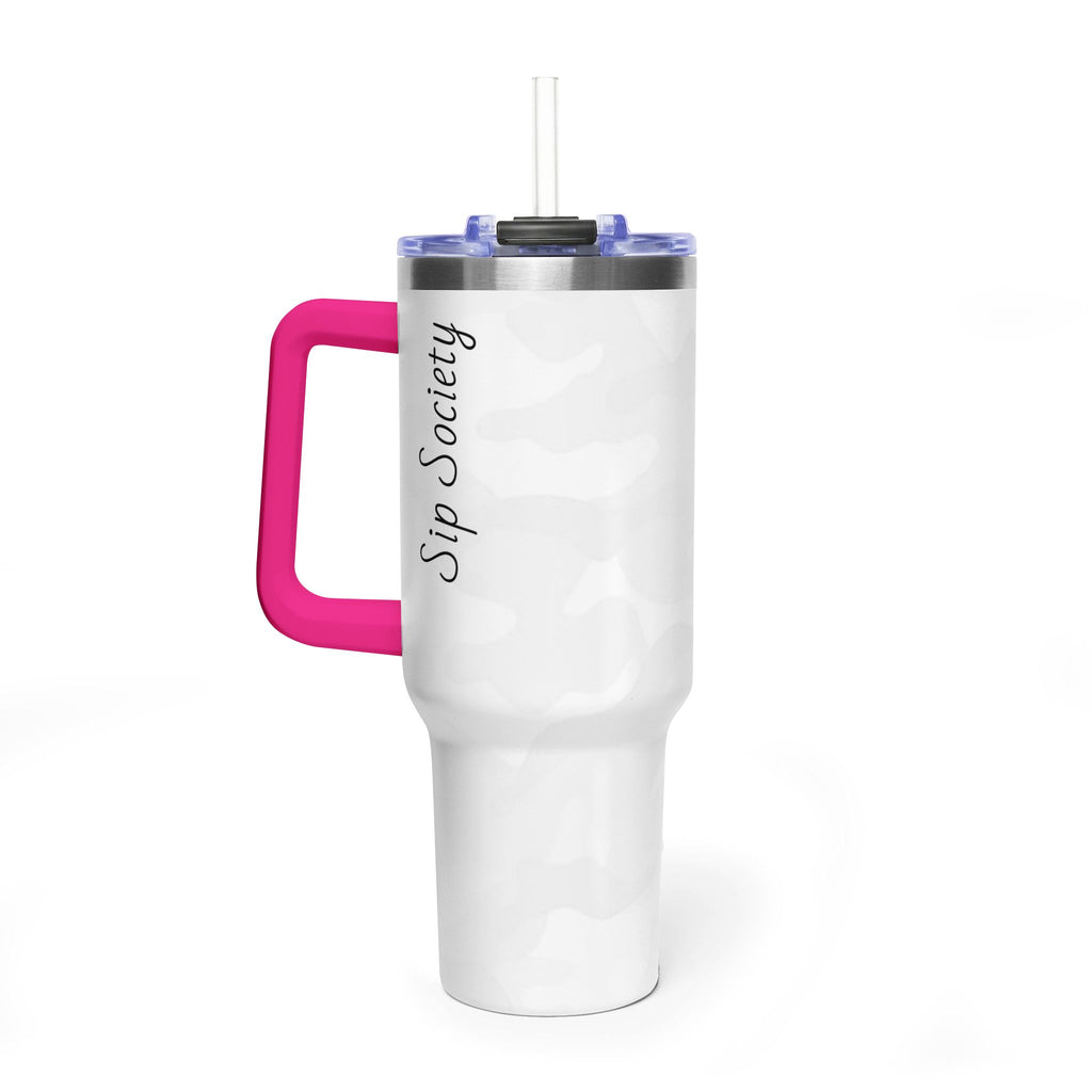 Vacuum Thermal Tumbler, 40oz with Sip Society script