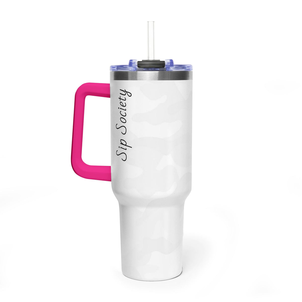Vacuum Thermal Tumbler, 40oz with Sip Society script