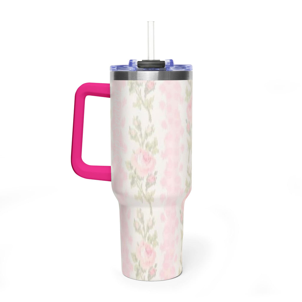 Vacuum Thermal Tumbler, 40oz with Sip Society script