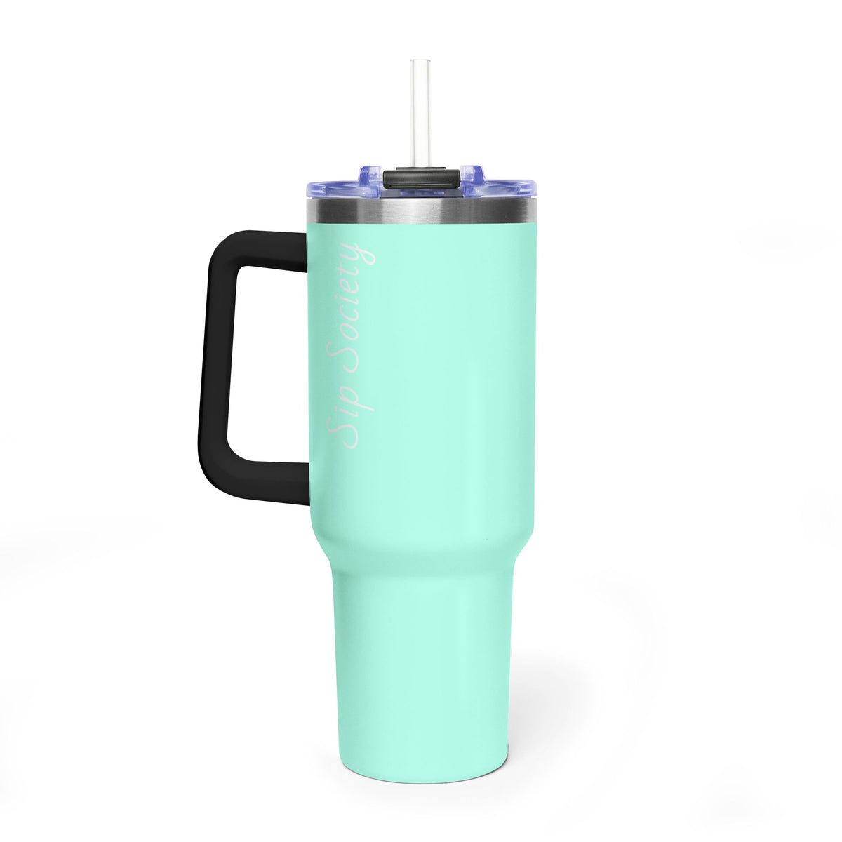 Vacuum Thermal Tumbler, 40oz with Sip Society script