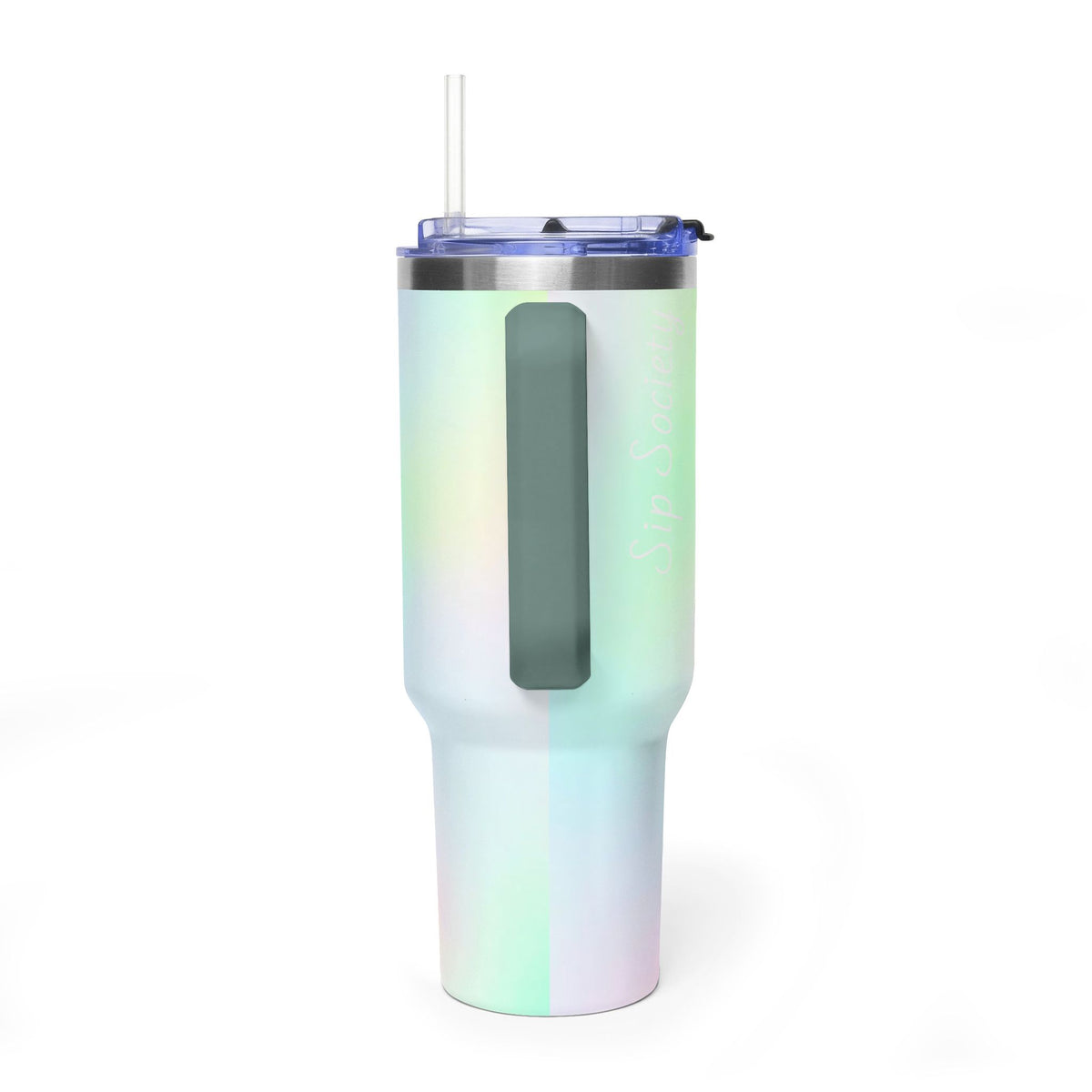 Vacuum Thermal Tumbler, 40oz with sip society script
