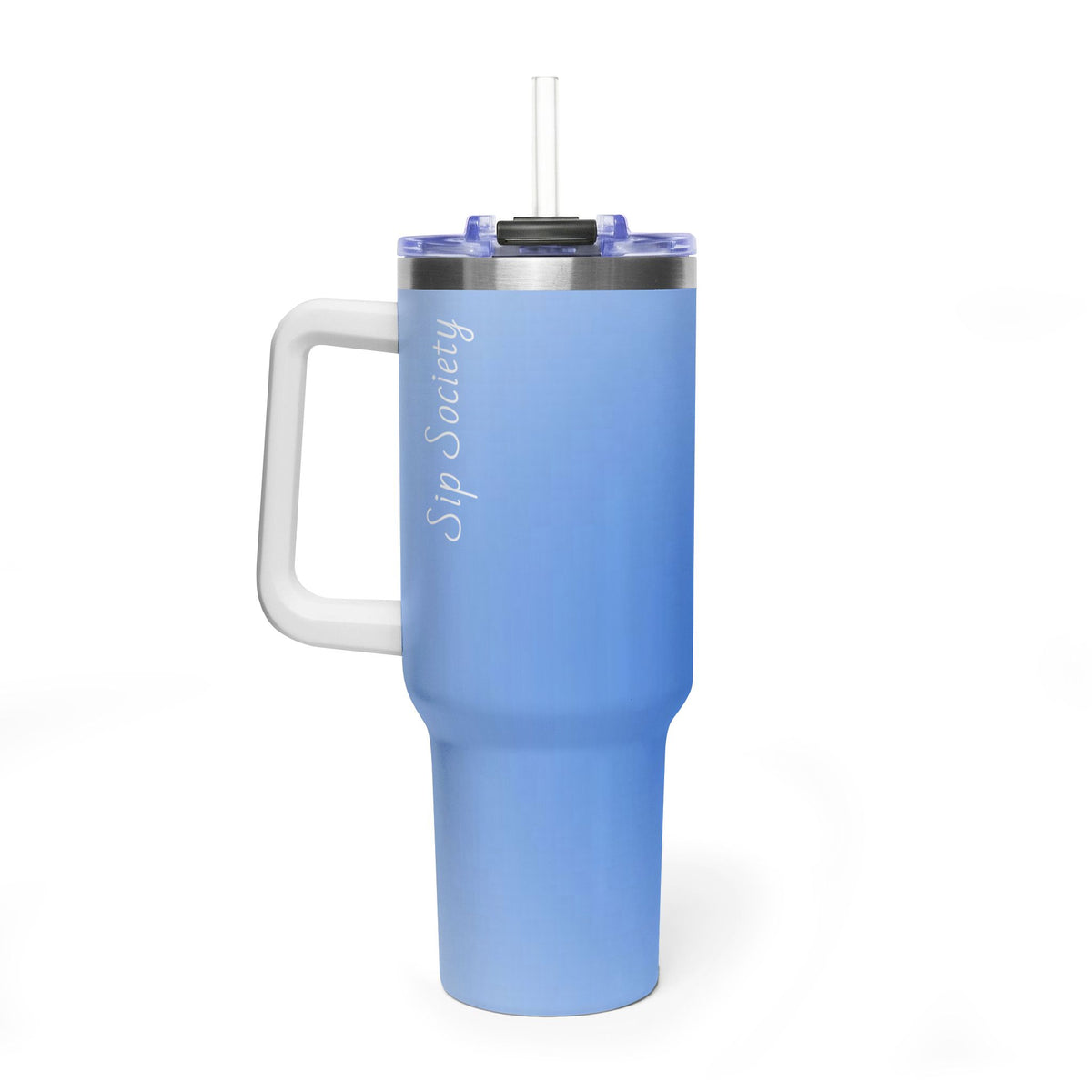 Vacuum Thermal Tumbler, 40oz with Sip Society script
