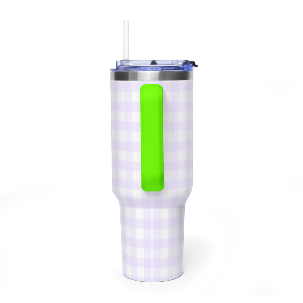 Vacuum Thermal Tumbler, 40oz with Sip Society script