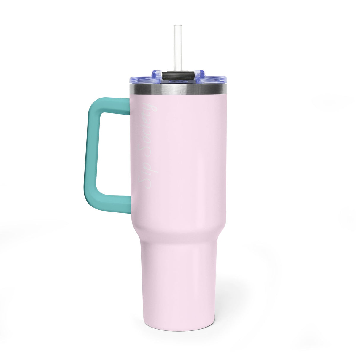 Vacuum Thermal Tumbler, 40oz with Sip Society script
