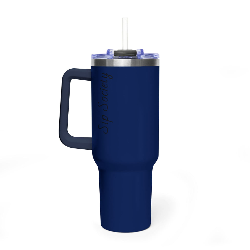 Vacuum Thermal Tumbler, 40oz with Sip Society script