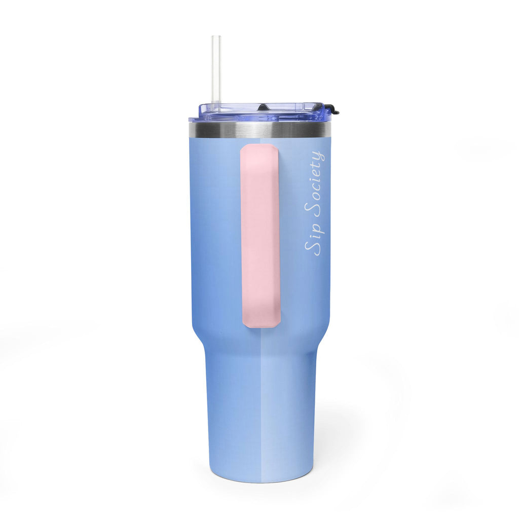Vacuum Thermal Tumbler, 40oz with Sip Society script