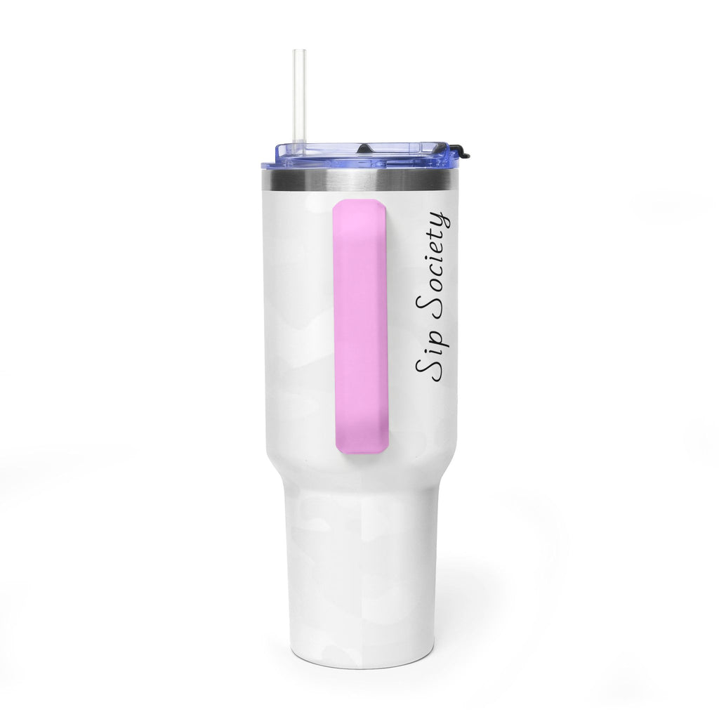 Vacuum Thermal Tumbler, 40oz with Sip Society script