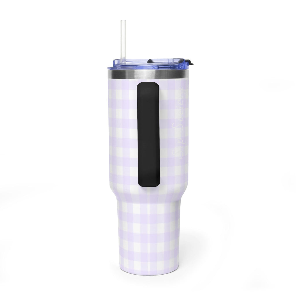 Vacuum Thermal Tumbler, 40oz with Sip Society script