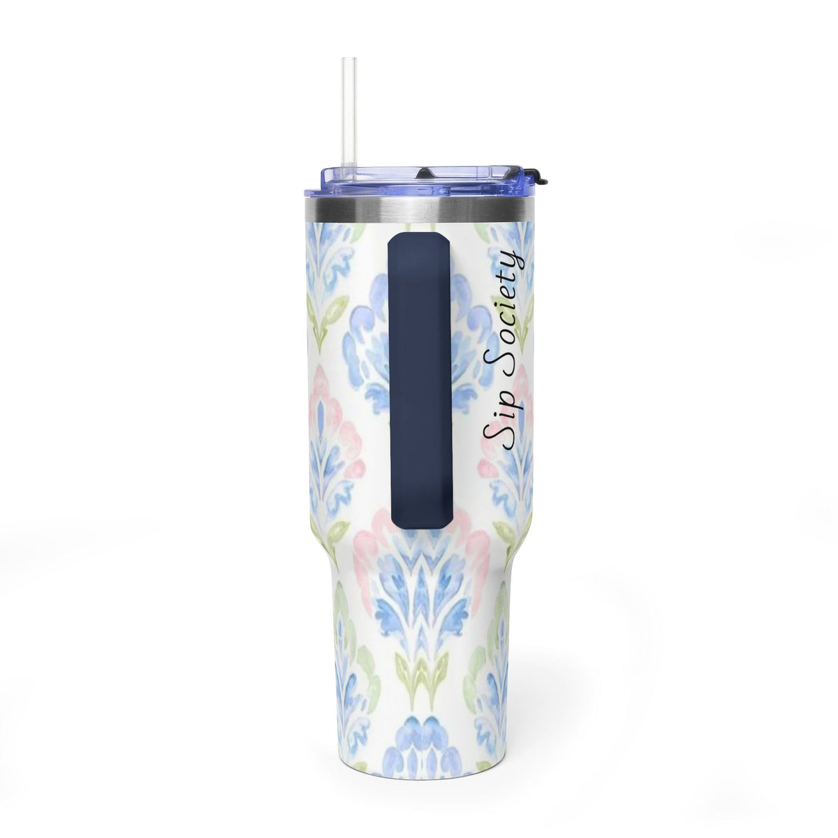 Vacuum Thermal Tumbler, 40oz with Sip Society script