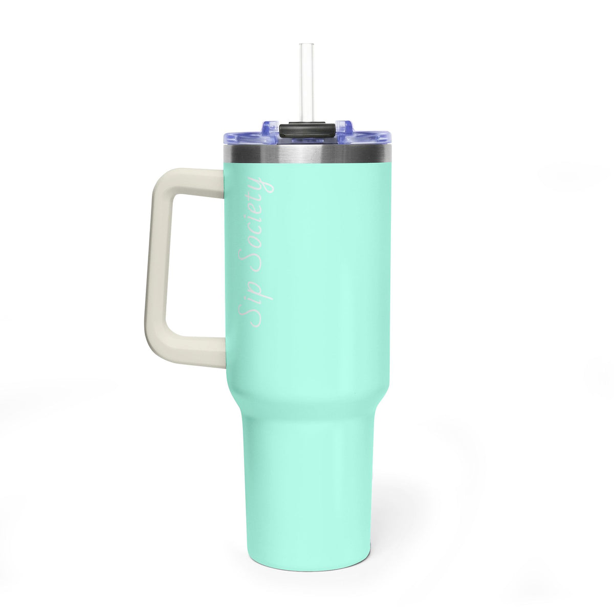 Vacuum Thermal Tumbler, 40oz with Sip Society script
