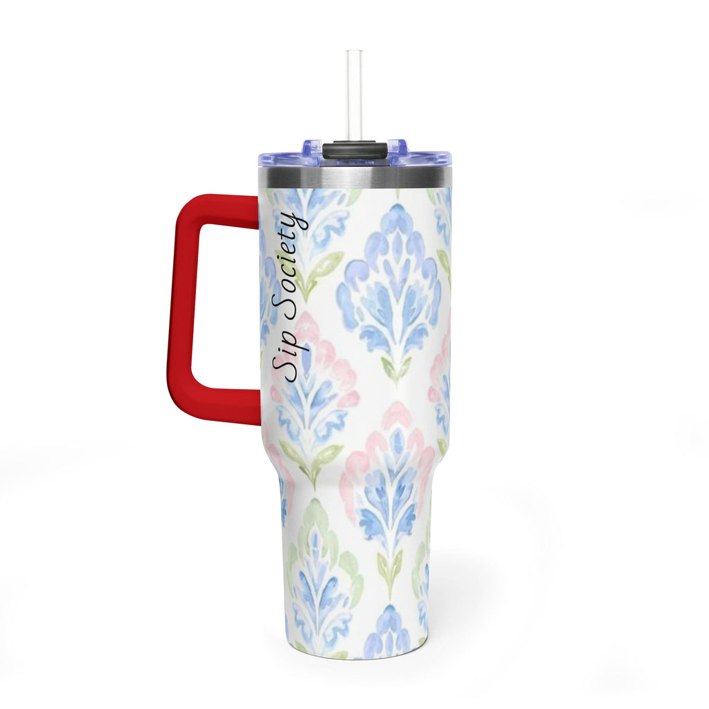 Vacuum Thermal Tumbler, 40oz with Sip Society script