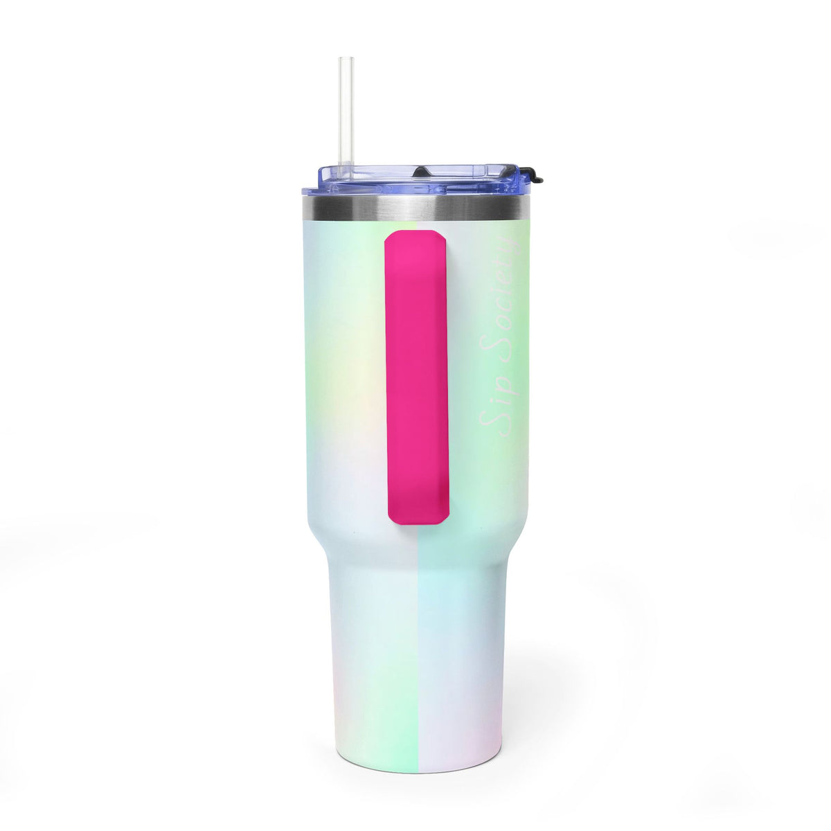 Vacuum Thermal Tumbler, 40oz with sip society script
