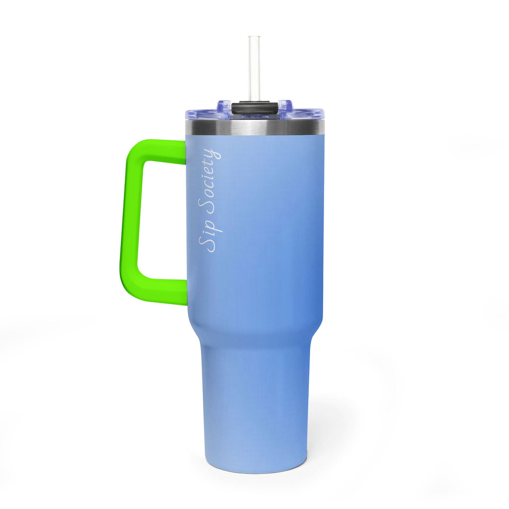 Vacuum Thermal Tumbler, 40oz with Sip Society script