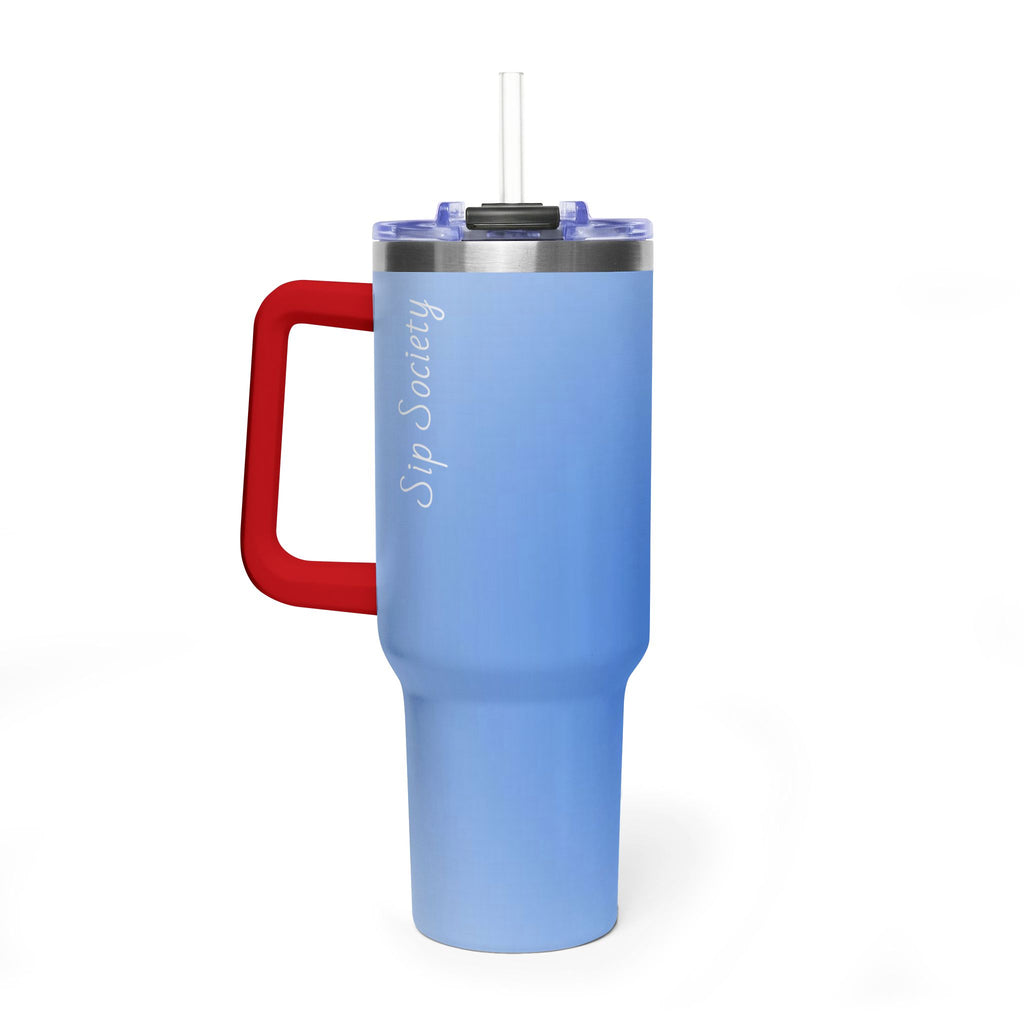 Vacuum Thermal Tumbler, 40oz with Sip Society script