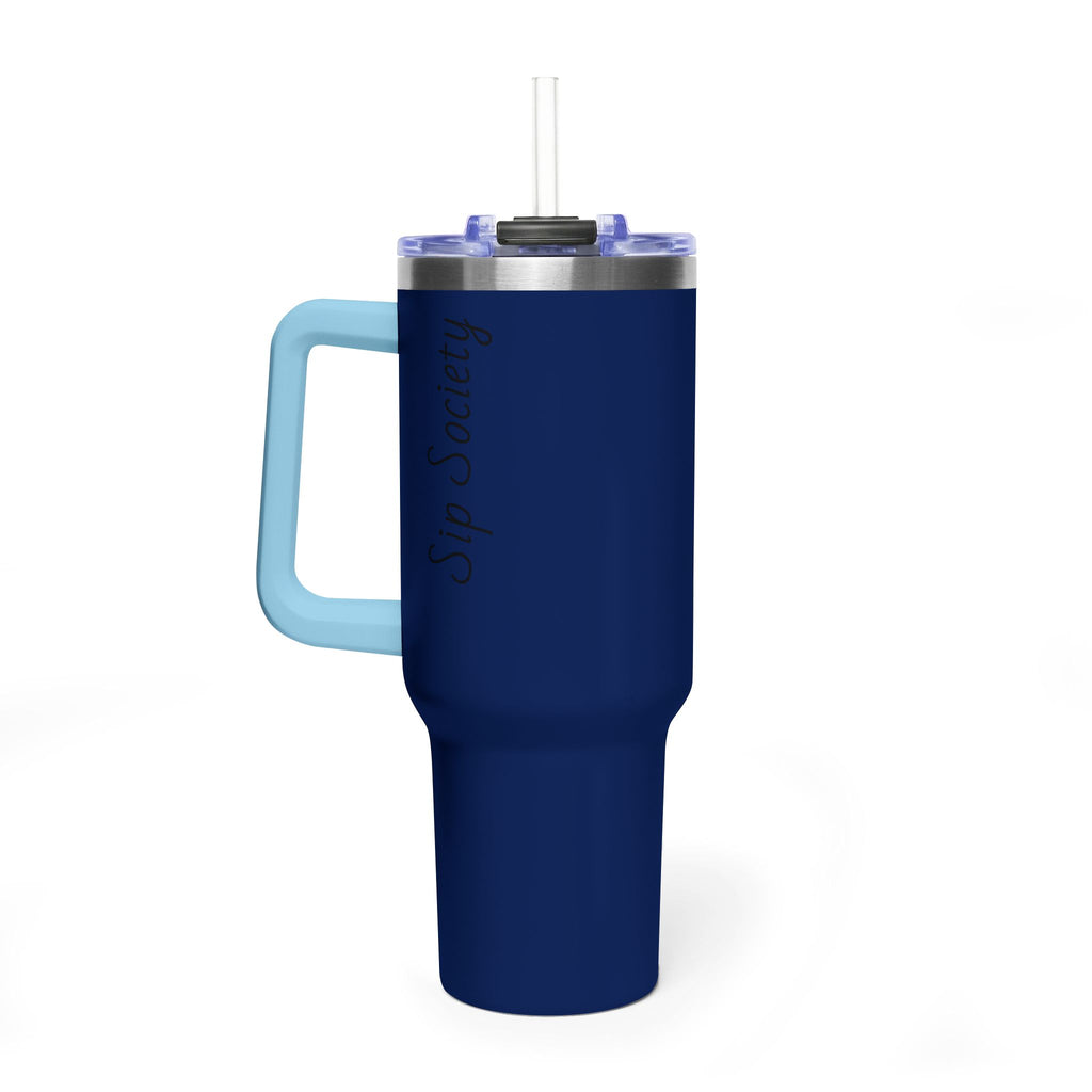 Vacuum Thermal Tumbler, 40oz with Sip Society script