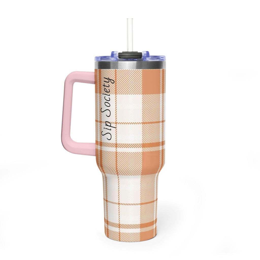 Vacuum Thermal Tumbler, 40oz with Sip Society script