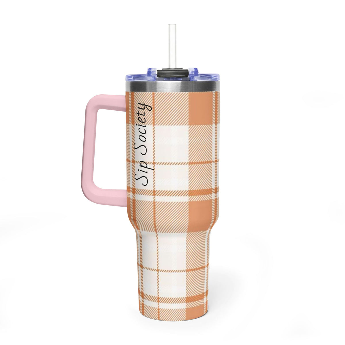Vacuum Thermal Tumbler, 40oz with Sip Society script