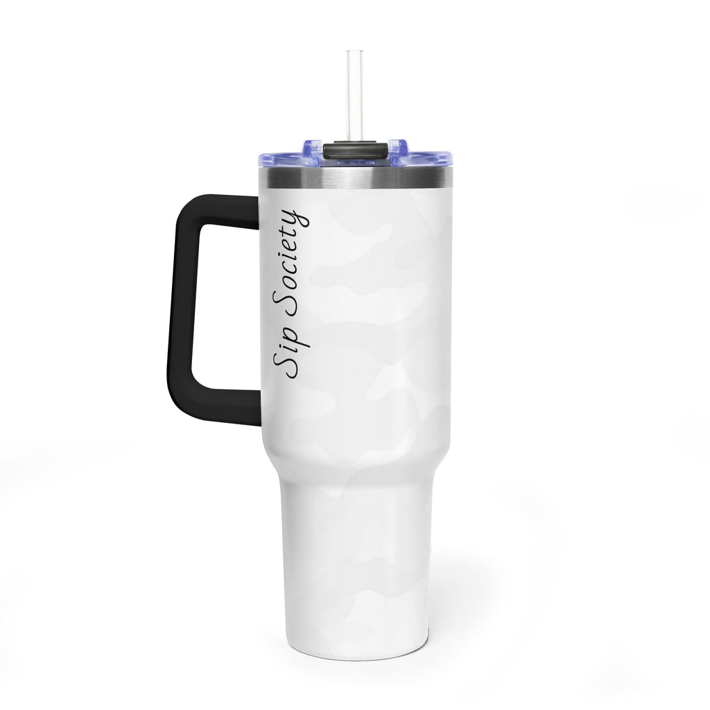 Vacuum Thermal Tumbler, 40oz with Sip Society script