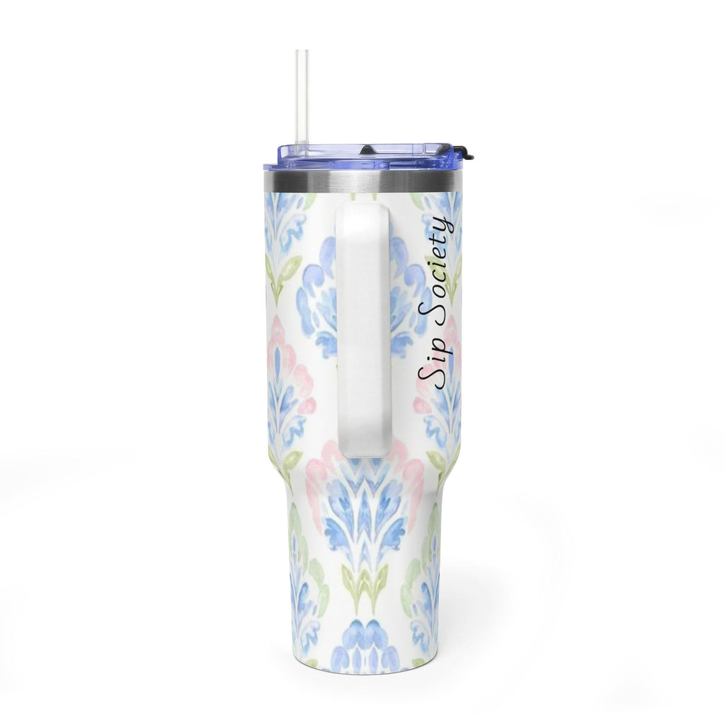 Vacuum Thermal Tumbler, 40oz with Sip Society script