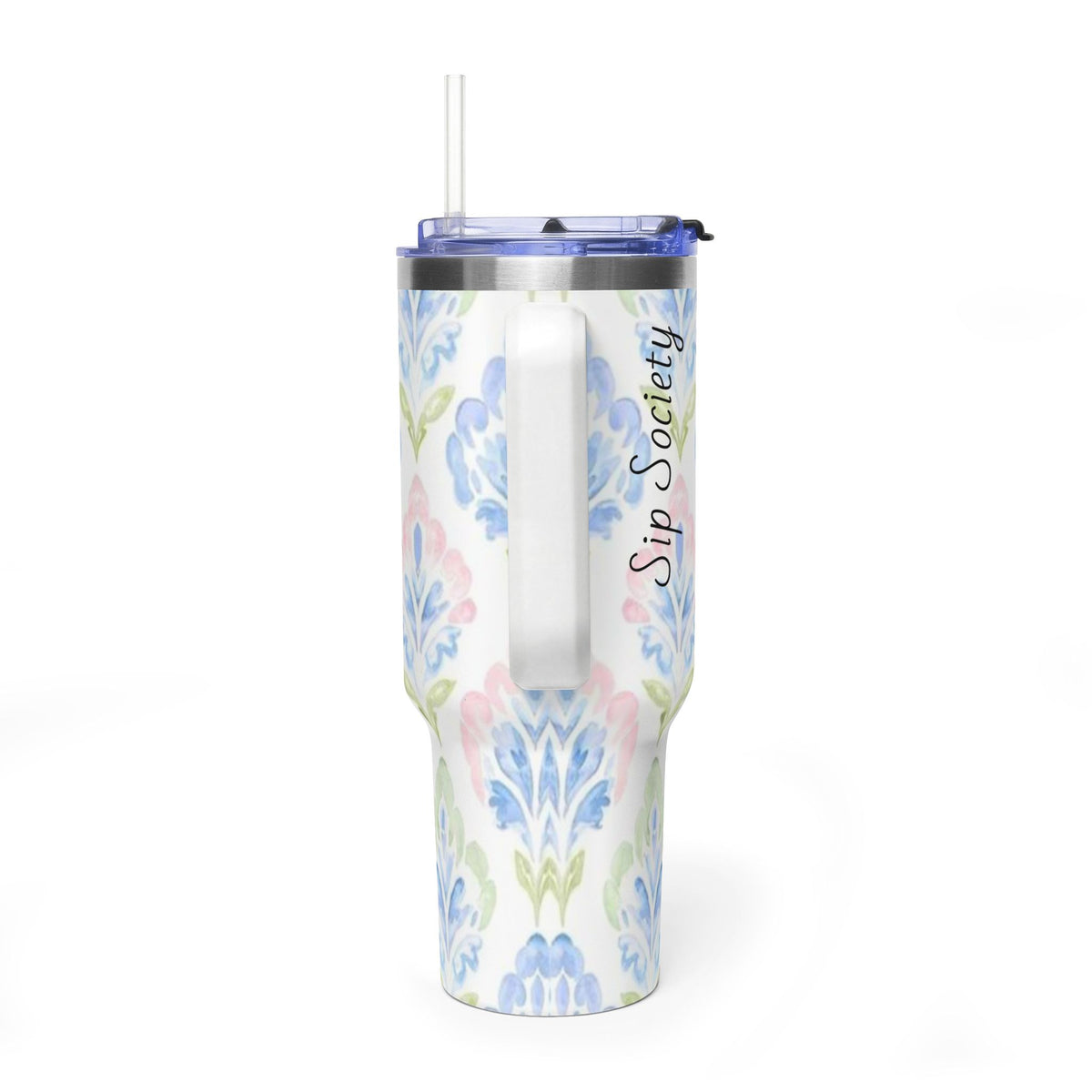 Vacuum Thermal Tumbler, 40oz with Sip Society script