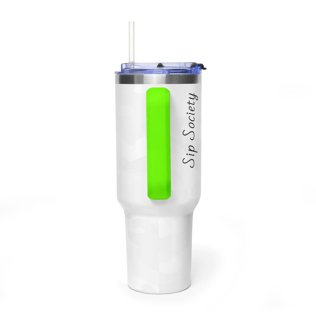 Vacuum Thermal Tumbler, 40oz with Sip Society script