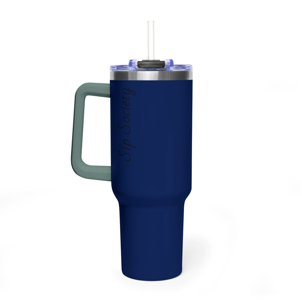 Vacuum Thermal Tumbler, 40oz with Sip Society script