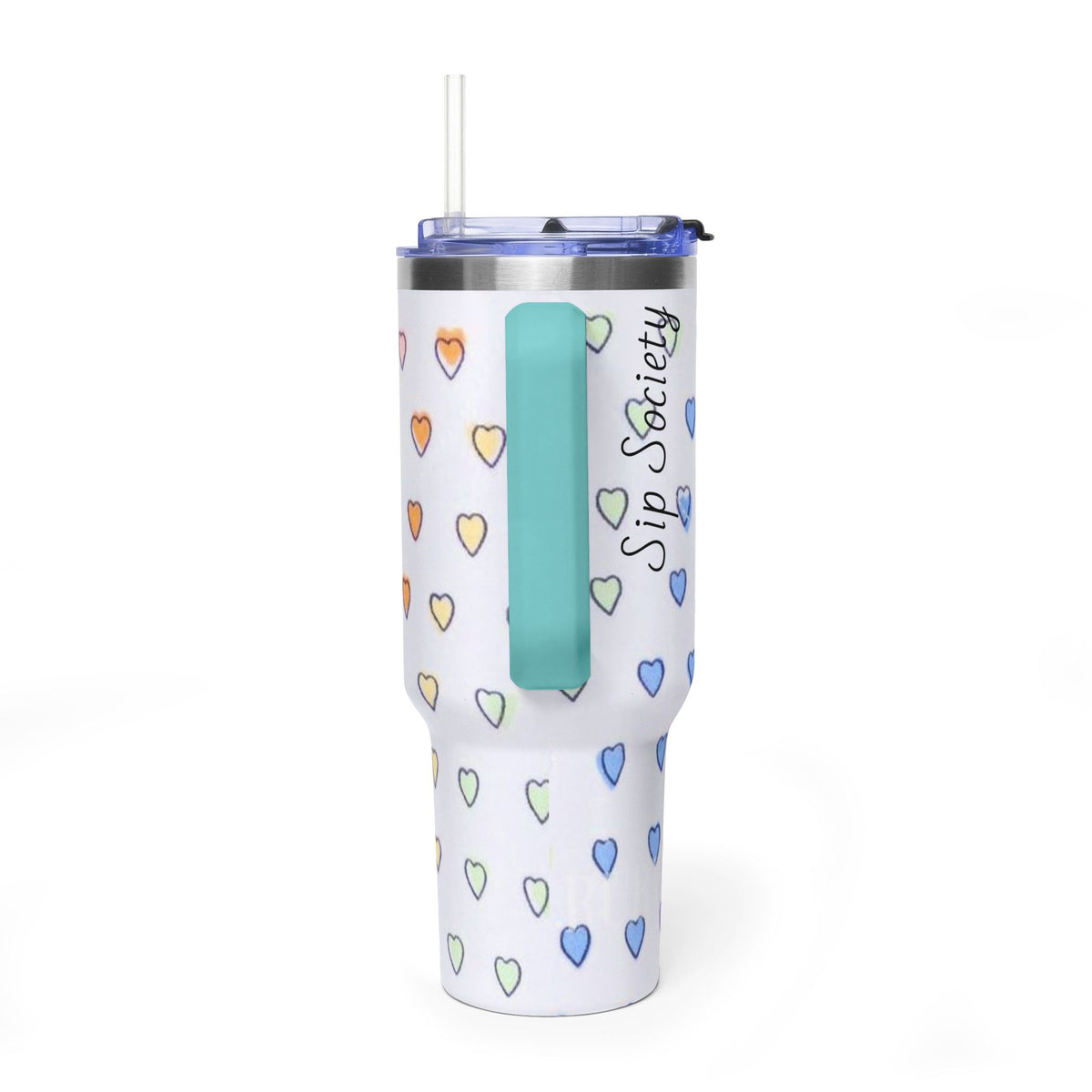 Vacuum Thermal Tumbler, 40oz with sip society script