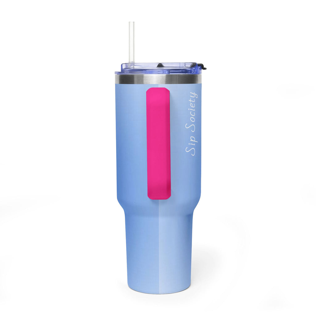 Vacuum Thermal Tumbler, 40oz with Sip Society script