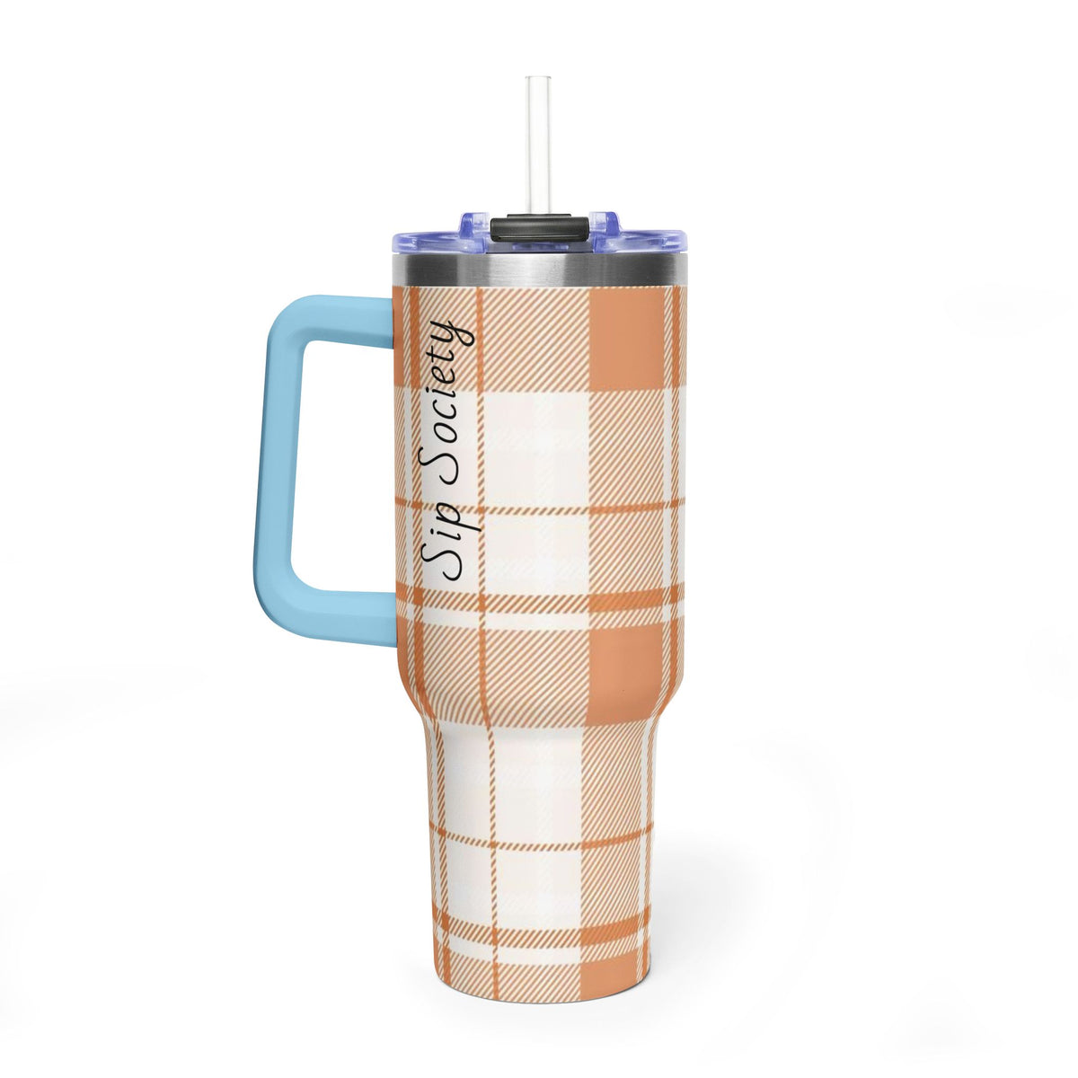 Vacuum Thermal Tumbler, 40oz with Sip Society script