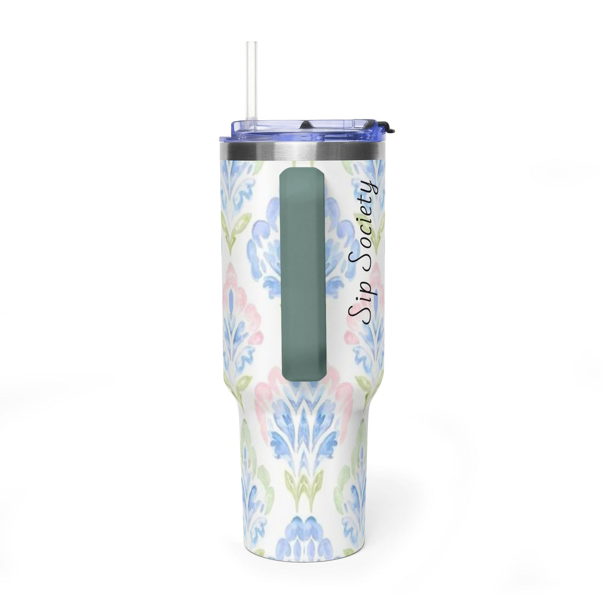 Vacuum Thermal Tumbler, 40oz with Sip Society script