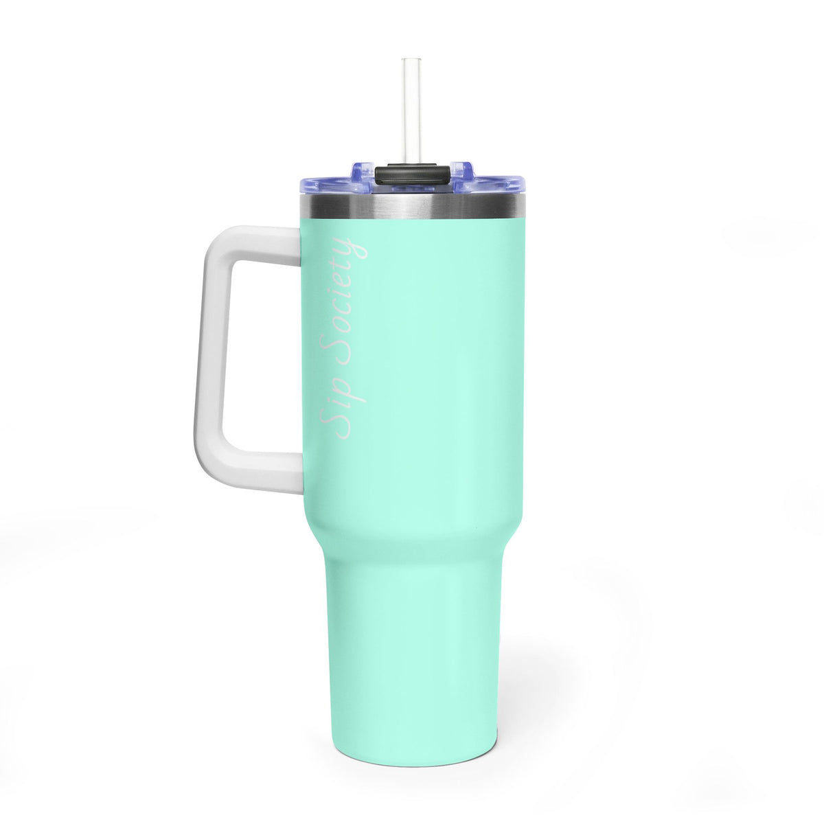 Vacuum Thermal Tumbler, 40oz with Sip Society script
