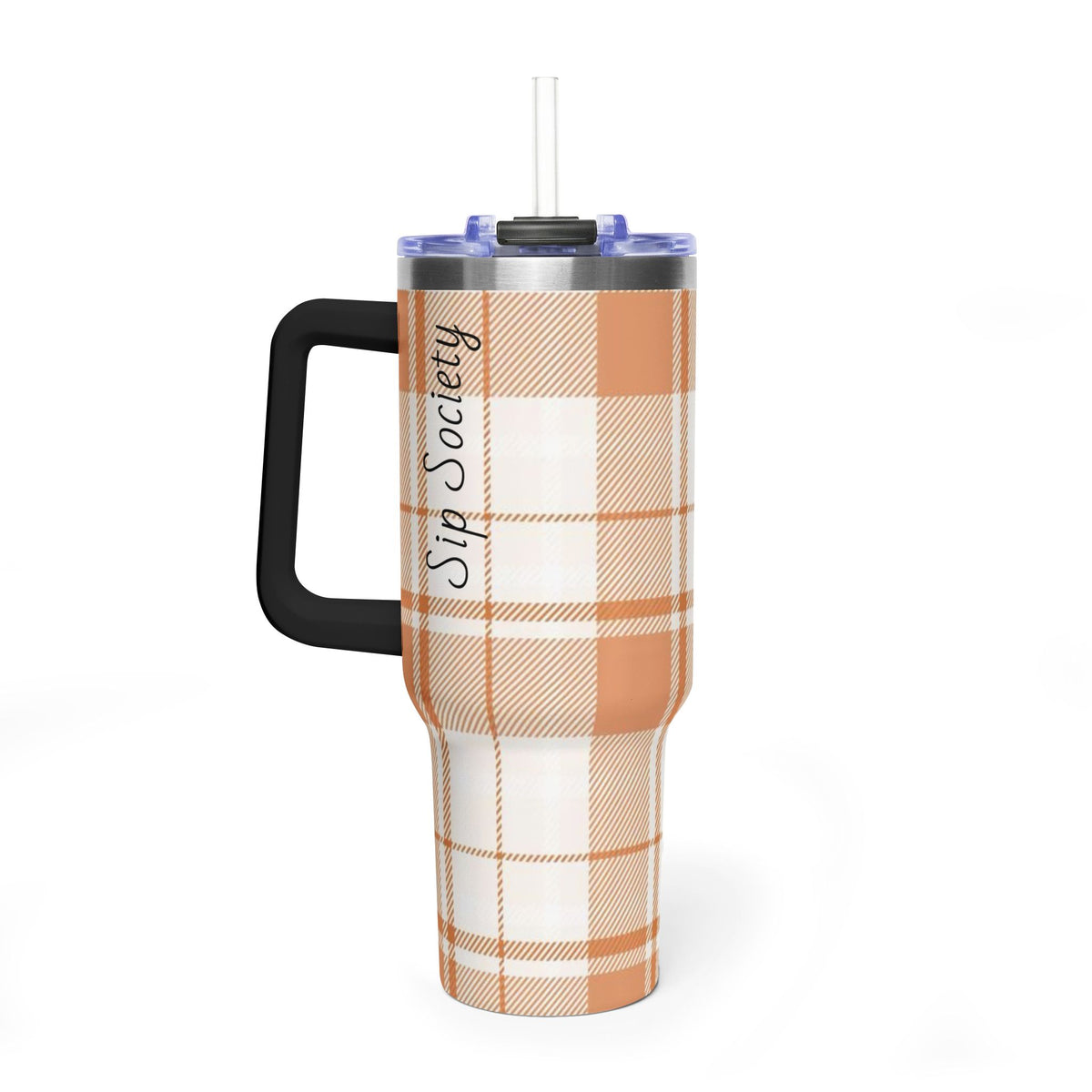 Vacuum Thermal Tumbler, 40oz with Sip Society script