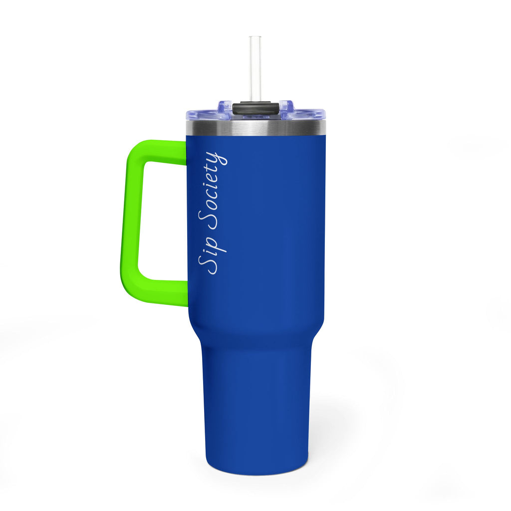 Vacuum Thermal Tumbler, 40oz with Sip Society script