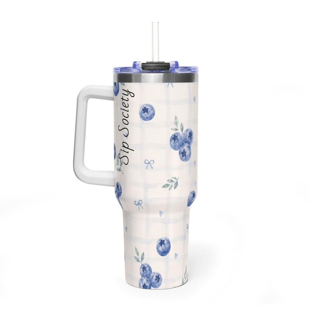 Vacuum Thermal Tumbler, 40oz with Sip Society script