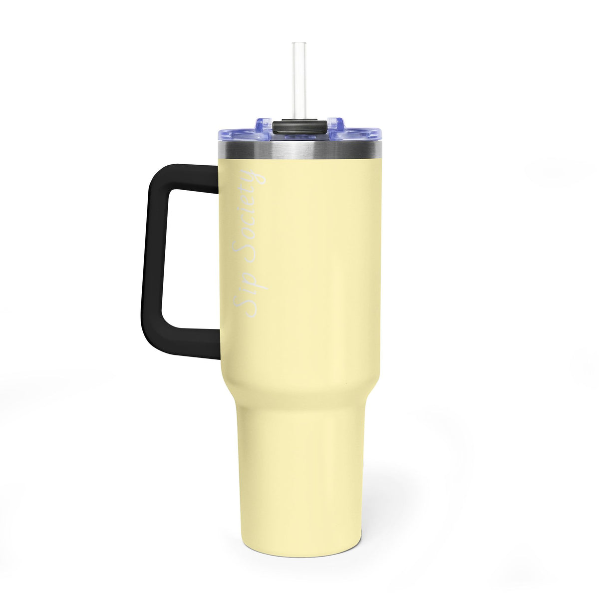 Vacuum Thermal Tumbler, 40oz with sip society script