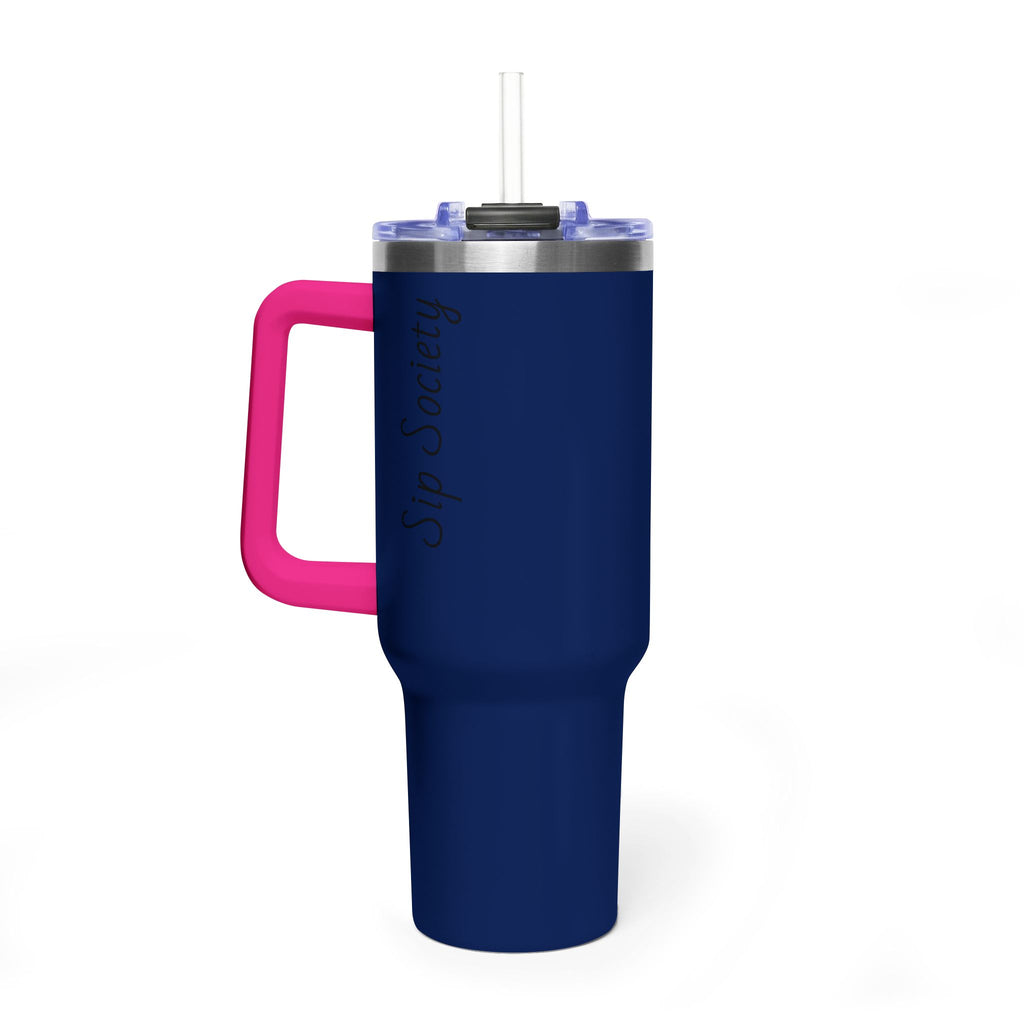 Vacuum Thermal Tumbler, 40oz with Sip Society script