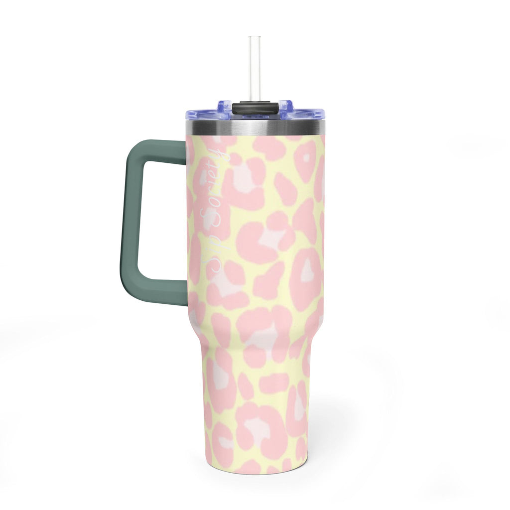 Vacuum Thermal Tumbler, 40oz with Sip Society script