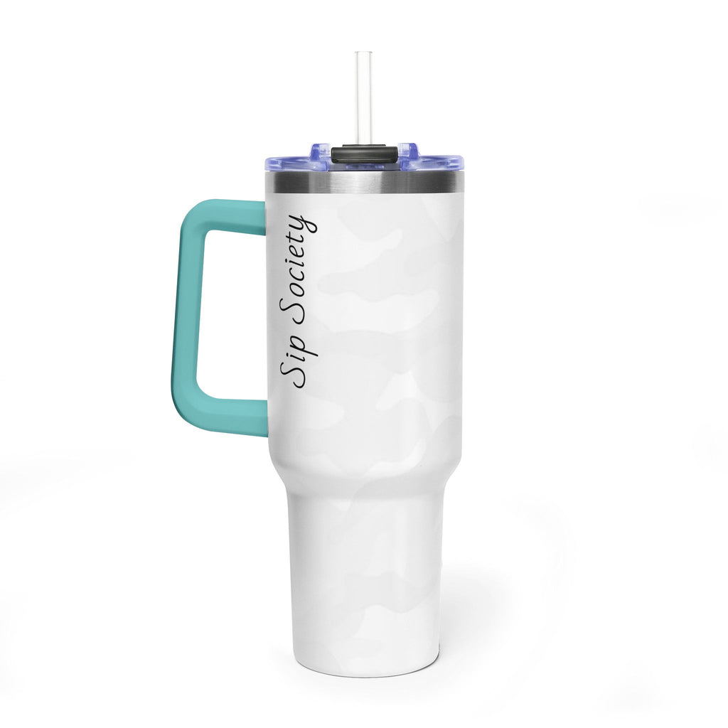 Vacuum Thermal Tumbler, 40oz with Sip Society script