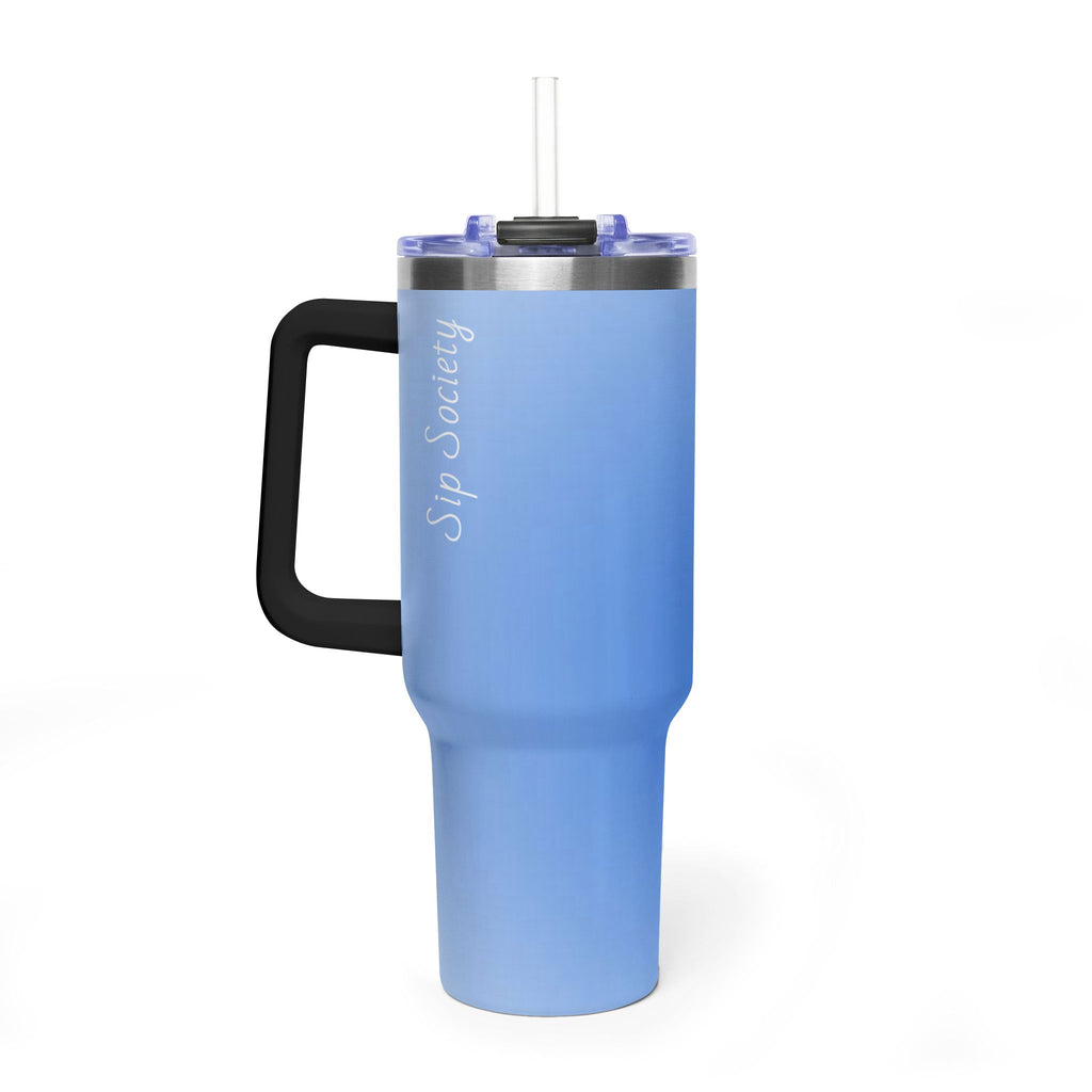 Vacuum Thermal Tumbler, 40oz with Sip Society script