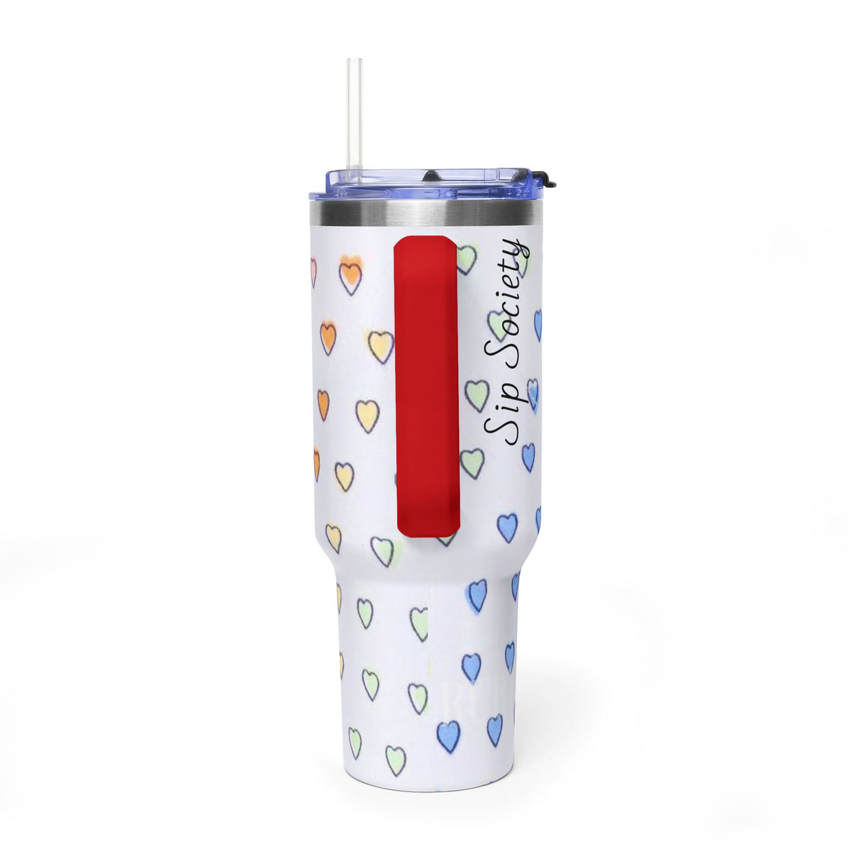 Vacuum Thermal Tumbler, 40oz with sip society script